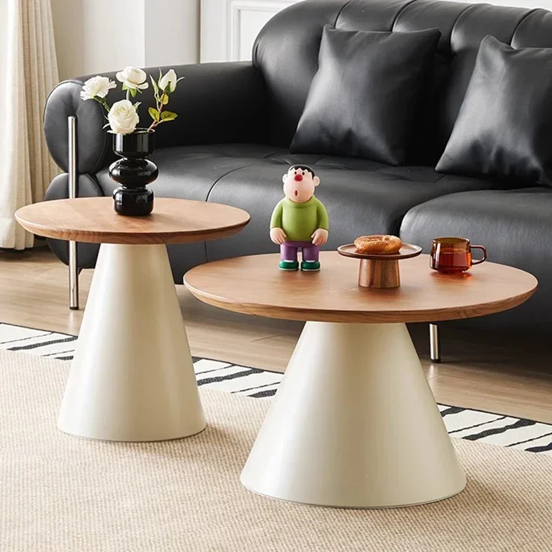 

Metal Coffee Table Round Sofa Side Tables Bedroom Entrance Hall Removable End Table NordicTea Desk Modern Interior Furniture