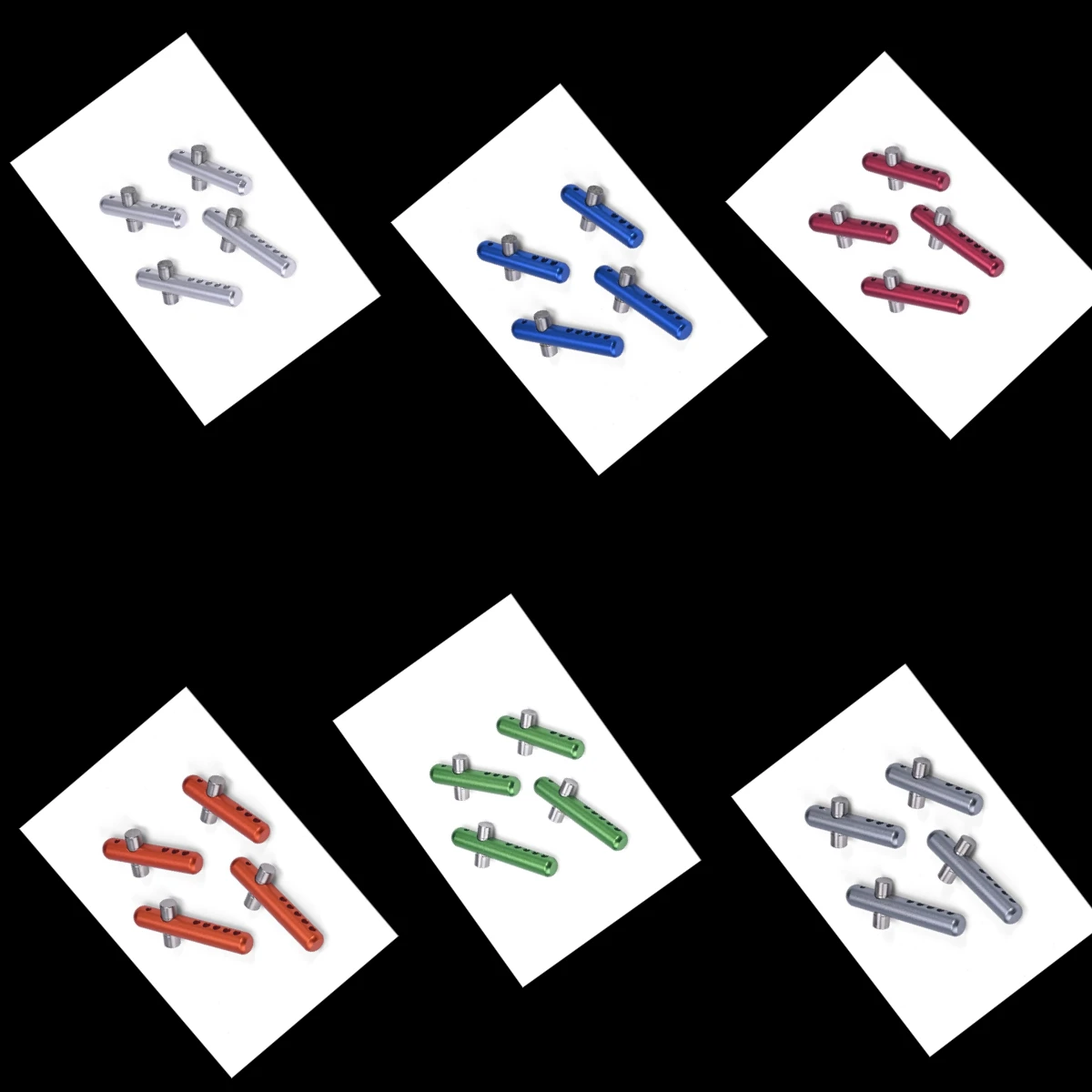 

GPM Aluminum+Stanless Steel Front+Rear Body Post For 1/8 Outcast Notorious 6S