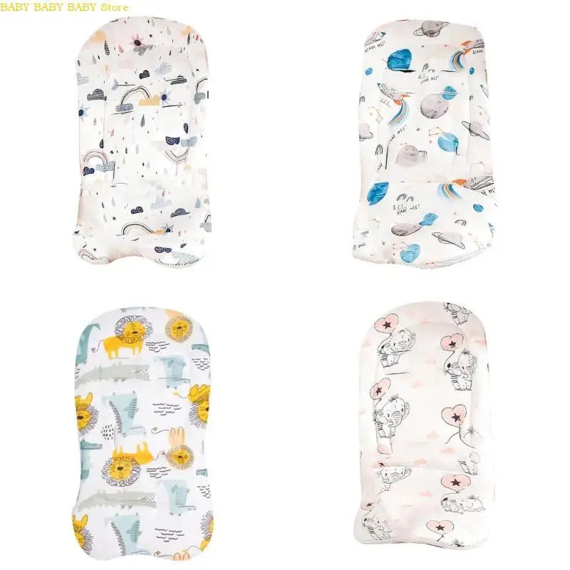 

Q81A Двусторонняя подушка для коляски Подушка для детских колясок с печатным рисунком