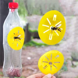 10PCS Wasp Catcher Hornets Bottle Catcher Trap Yellow Funnel Farm Hornet Insect Catcher Hornet Trap Plastic Beekeeping Tools