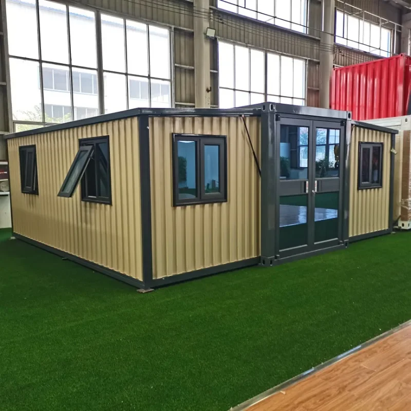 Prefabricate Expandable Modular Home 20 FT Modern Mobile Customized Steel Structural Materials for Container Houses 2 Bedrooms