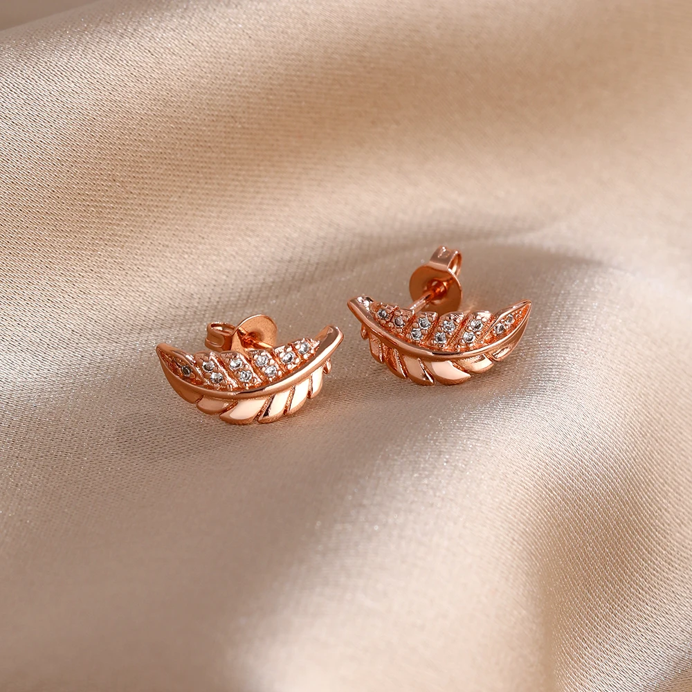 S925 Silver Multi Style Letter Gingko Sun Moon Star Earrings Exquisite Women's Earrings Daily Wedding Party Jewelry Gifts