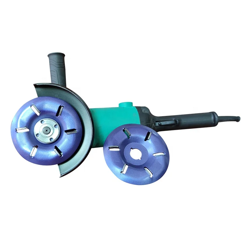 Outer Diameter 125mm /6 Teeth Arc Wood Turbo Carving Disc Angle Grinder Attachment, 7/8