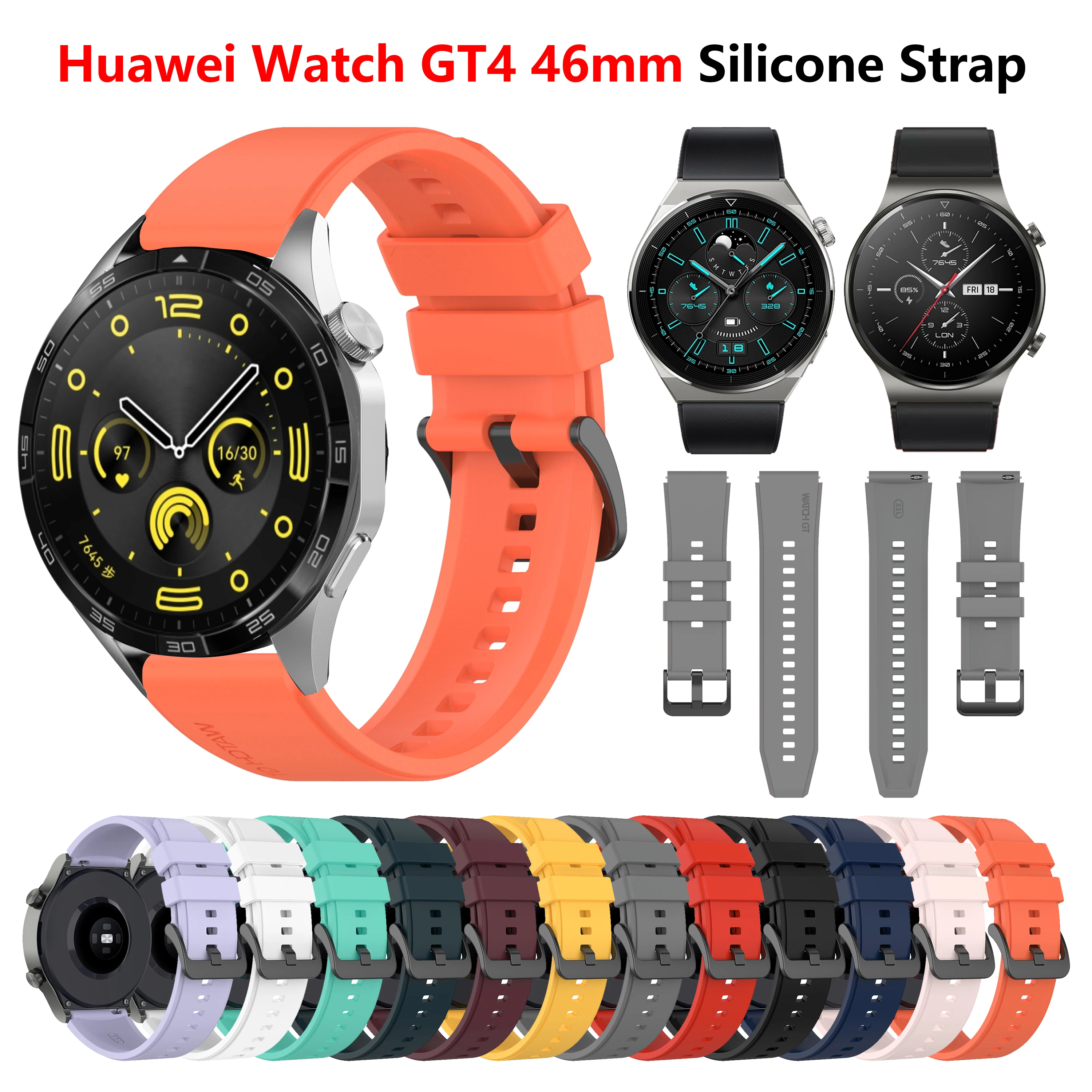 

22mm Watch Strap for HUAWEI WATCH GT 4 46mm Smart Watch Band for Huawei GT2 Pro/GT3 Pro SE GT Runner Watch Replacement Bracelet