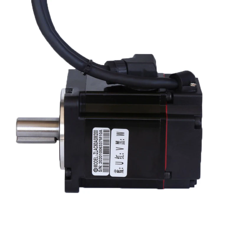 3-Phase 200W 24V DC Nema24 3000RPM 5Pairs Polo Waterproof Magnetic Encoder Brushless Drive Servo Motor For Cnc Milling Machine