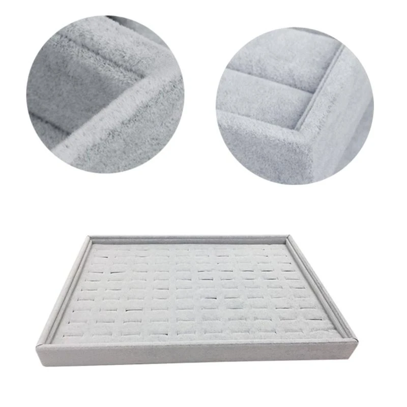 

100 Slots Ring Trays Ring Earrings Display Trays Showcase Jewelry Trays Ring Storage Trays for Selling Jewelry