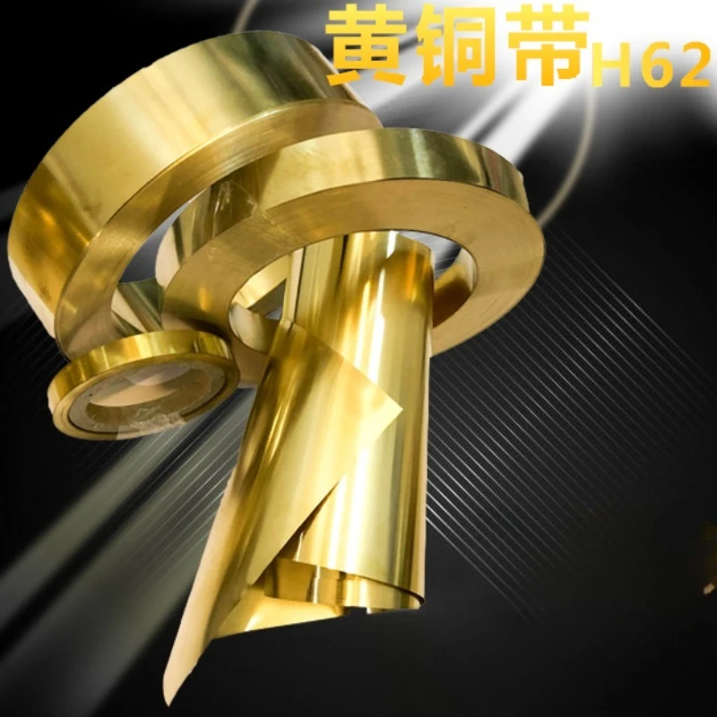 1meter Thick 0.01/0.02/0.03/0.05MM*Width 100mm 1Meter/Roll Thin Brass Sheet Strip Gold Film High Purity Brass Foil Plate H62