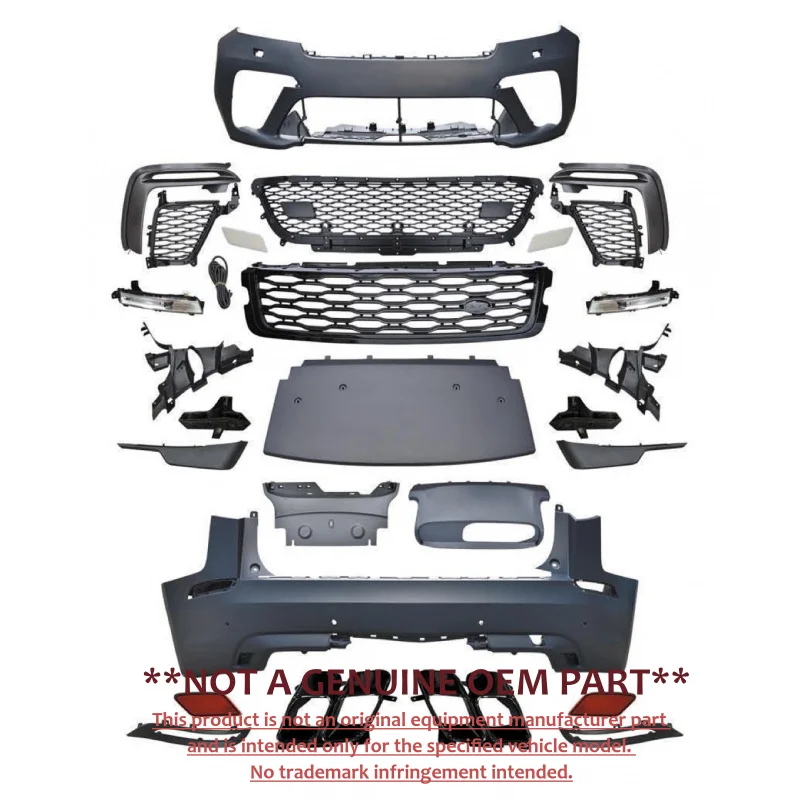For Land Range Velar 2017 Upgrade SVA Style Full Body Kit Modification Accessories