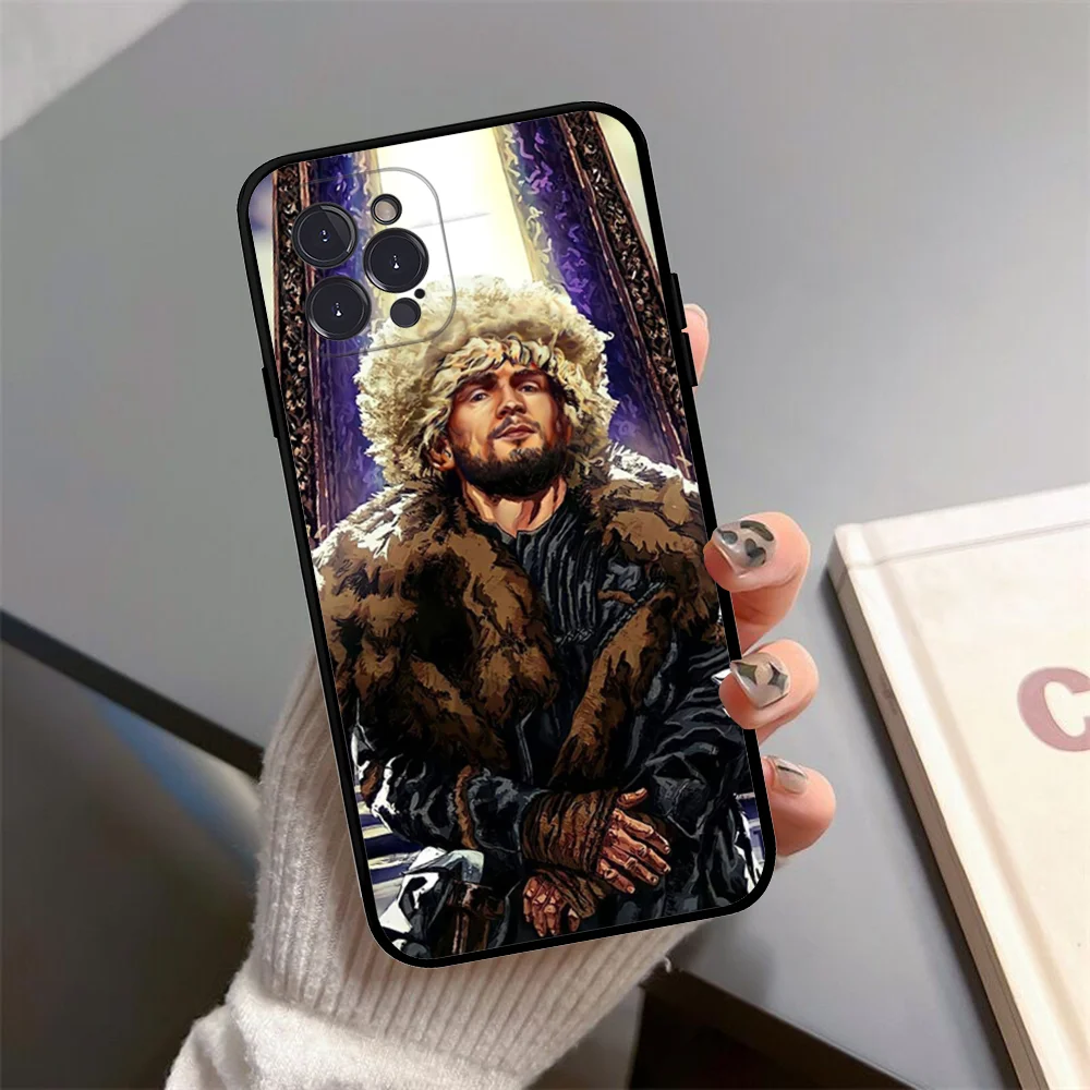 UFC K-Khabib Cool N-Nurmagomedov Phone Case Silicone Soft for iphone 16 15 14 13 12 11 Pro Mini XS MAX Plus X Cover