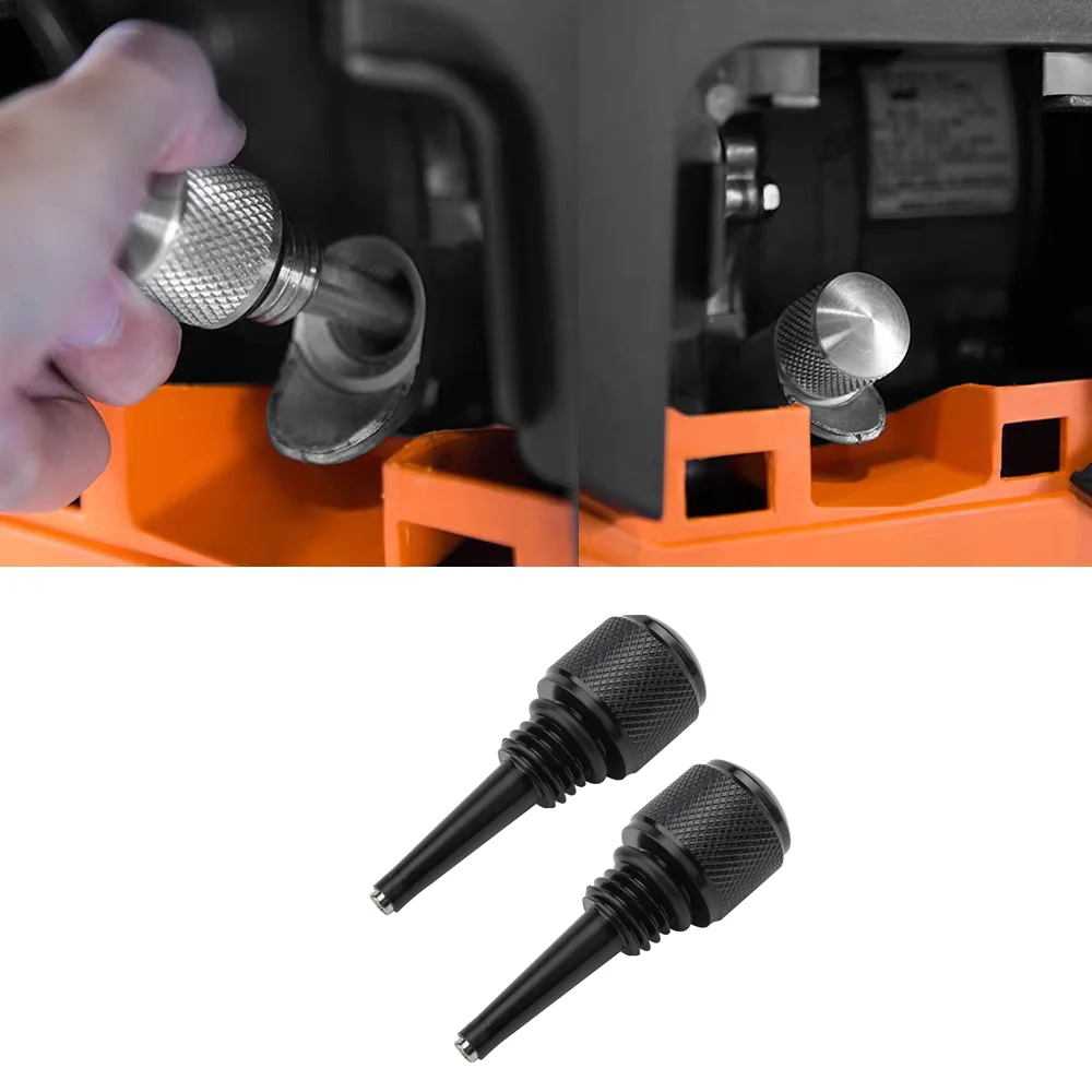 2 Pcs Magnetic Oil Dipstick 18x2.5mm Thread Size for Inverter Generators Aluminum Rust Resistant Red Dipsticks