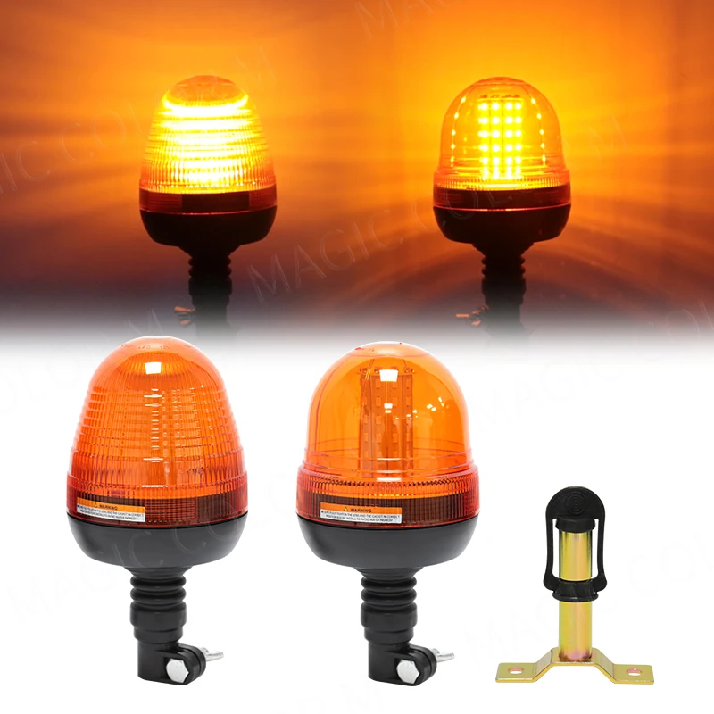 60 LED Car Strobe Light Emergency Police Flashing Warning Vehicle Trialer Truck Safety Beacon Lamp Ceiling Security Alarm