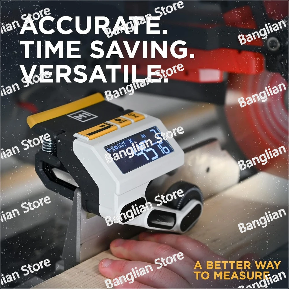 Caliber Measuring Tool for Miter Saws – Eliminates Need to Measure & Mark Materials, Reduces Cut Time and I Materials