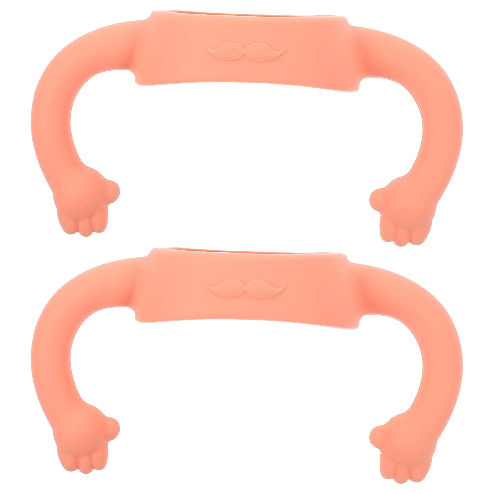 

2Pcs Silicone Baby Bottle Handle Detachable Feeding Bottles Handle for Infant Toddler Milk Bottle Holder Easy Clean