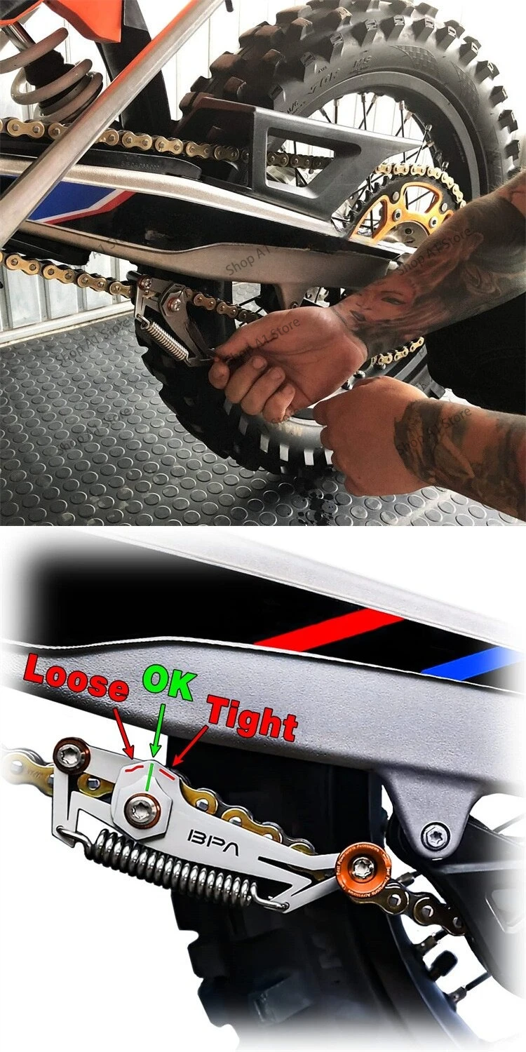 High Quality Motorcycle Modification Chain Adjuster, Chain Adjuster, Tensioner Tool
