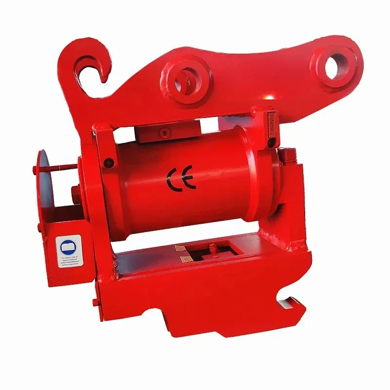 180 Degree Tilt Hydraulic Quick Hitch Coupler 6-18 Ton Excavator Ditch Cleaning Bucket Connector