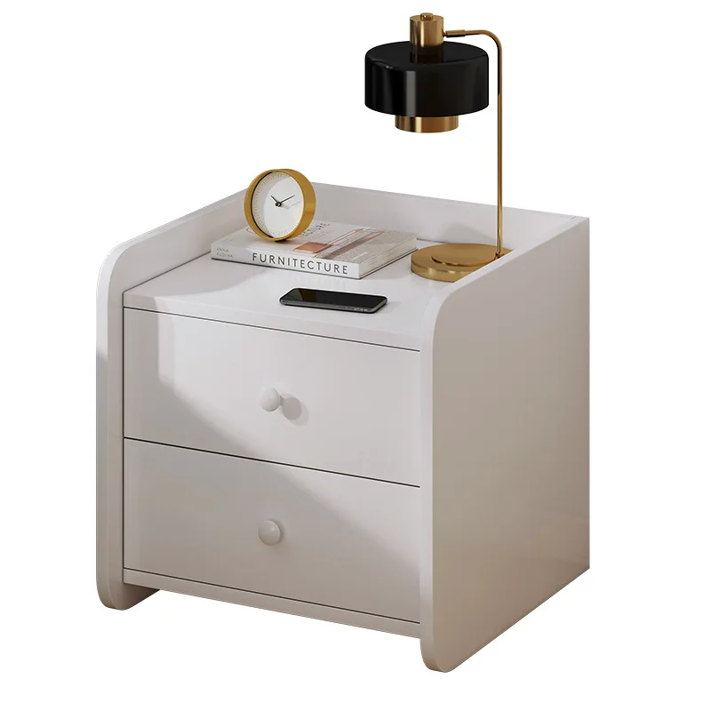 

Bedside table Simple modern bedroom rack Simple e****mical bedside storage locker