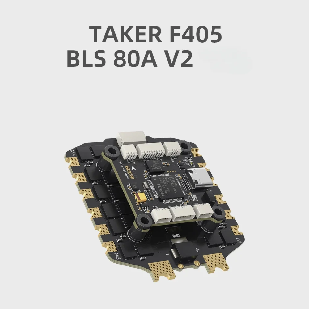 

GEPRC TAKER F405 BLS 80A V2 STACK GEP-F405-HD V3 Flight Controller TAKER H80_BLS 80A 4IN1 ESC