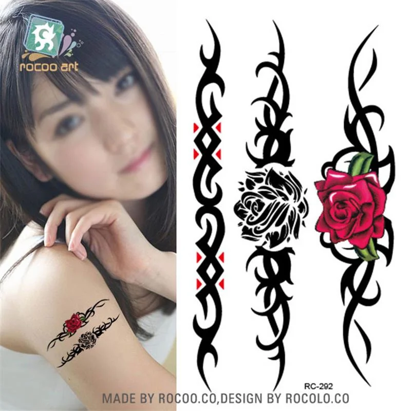 Body Art waterproof temporary tattoos paper for women and Children 3d lovely Fox design small arm tattoo sticker RC-392