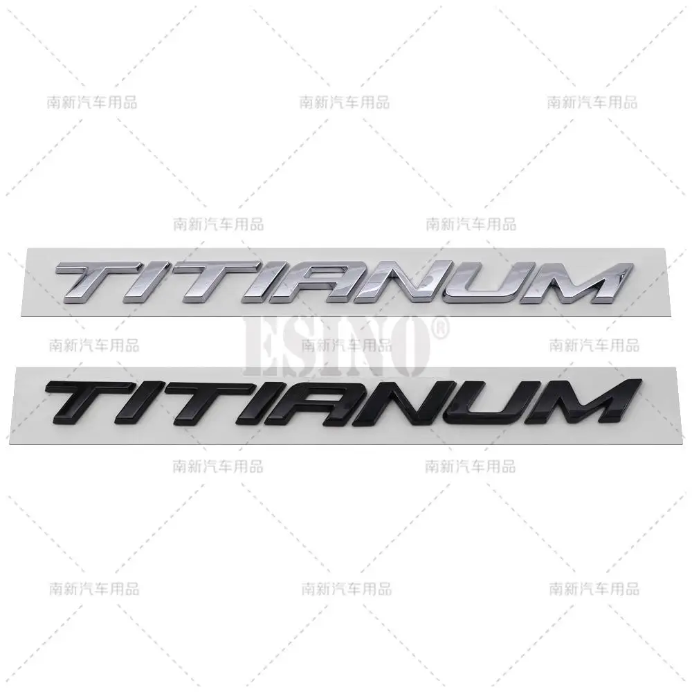 Car Styling Titianum3D ABS Metal Adhesive Emblem Trunk Badge Fender Sticker Body Decal for Ford Edge Explorer Taurus Mondeo