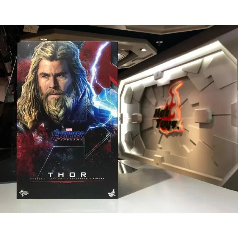 New edition Original Hot Toys Marvel Avengers: Endgame MMS557 Thor Odinson 8.0 1/6 Anime Action Figure Collection Model Toys