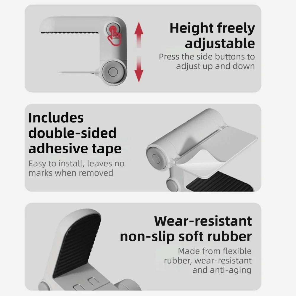 Self Adhesive Toilet Locks Baby Proof Height Adjustable Baby Anti-opening Toilet Lid Locks Easy Installation No Tools Needed