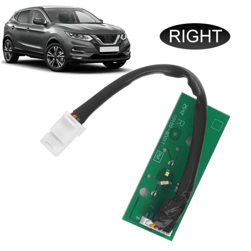 LED DRL Boards Daytime Running Light Angel Eye Module Car Accessories for Nissan Qashqai J11 2017-2021 101698D01T