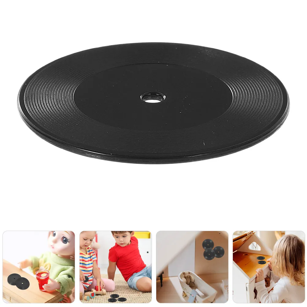 

Набор из 12 миниатюрных виниловых пластинок: реалистичные модели для декора дома, аксессуары для кукольного домика, винтажный стиль