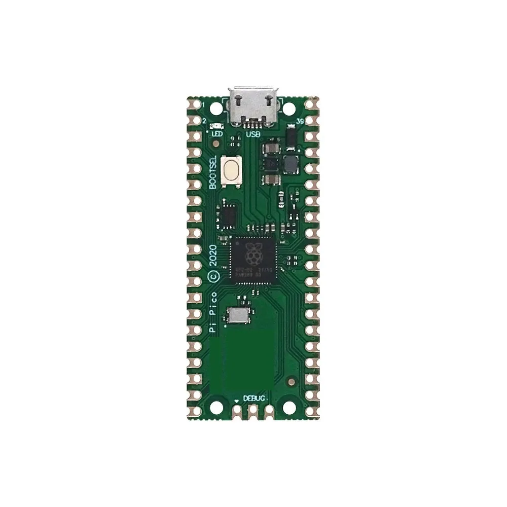 Official Raspberry Pi Pico Board RP2040 Dual-Core 264KB ARM Low-Power Microcomputers High-Performance Cortex-M0+ Processor