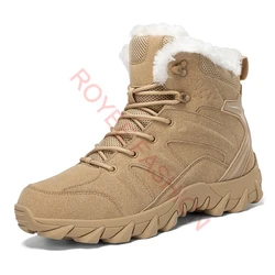 winter shoes Men Ankle Boot Men's Boots Men Shoes Work Safety Shoes for men Special Force Boots Motocycle Combat Boots  Size 47