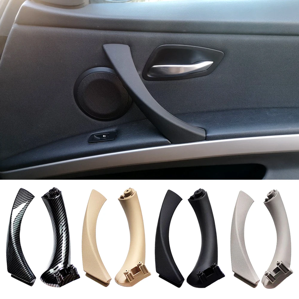 Full Set Interior Door Handles for BMW 3Series E90 E91 318 320 325 328 330 335 Part Inner Doors Panel Handle Bar Pull Trim Cover