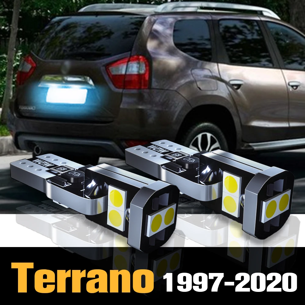

2x Canbus LED License Plate Light Lamp Accessories For Nissan Terrano R50 D10 1997-2004 2013 2014 2015 2016 2017 2018 2019 2020