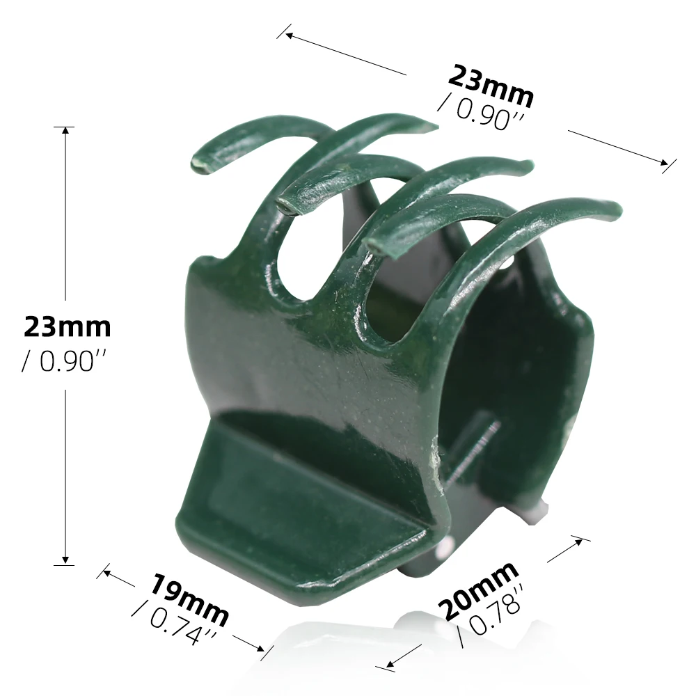 6-Craw Plastic Plant Orchid Clips Orchid Stem Clip for Vine Support Vegetables Flower Tied Bundle Branch Clamping Garden Tool