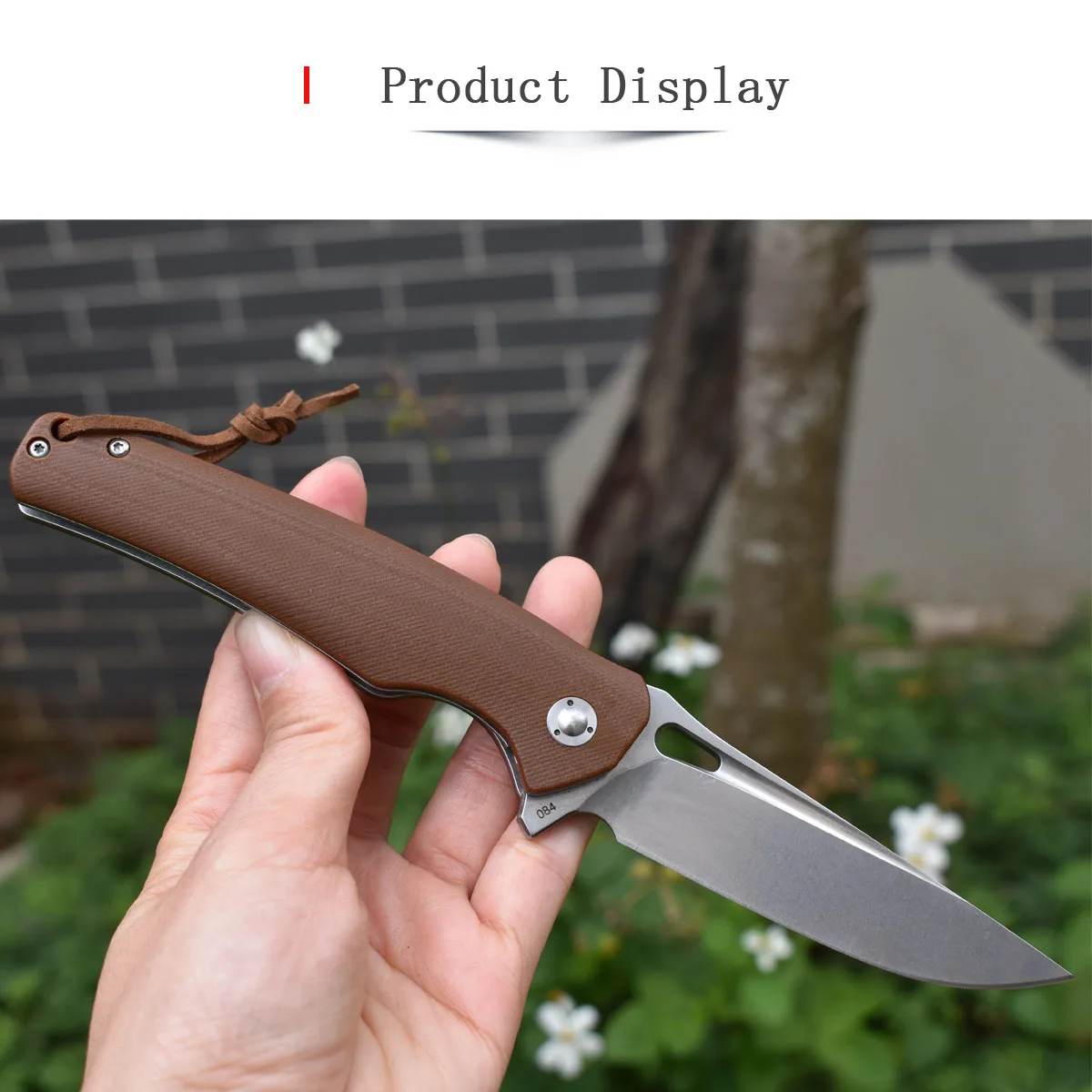 M390 Baja G10 Pegangan Bantalan Bola Pisau Lipat Saku Berkemah Berburu Kelangsungan Hidup Luar Ruangan EDC Pemotong Alat Penyelamatan Nyawa Hutan