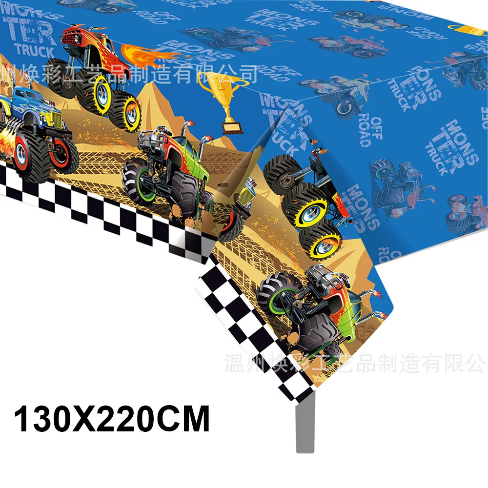 2D 18 Zoll Monster Truck Folienballon Auto-Themen 3. 4. 5. Junge Geburtstagsparty-Zubehör Alles Gute zum Geburtstag LKW Geburtstagsdekoration – Detail 7