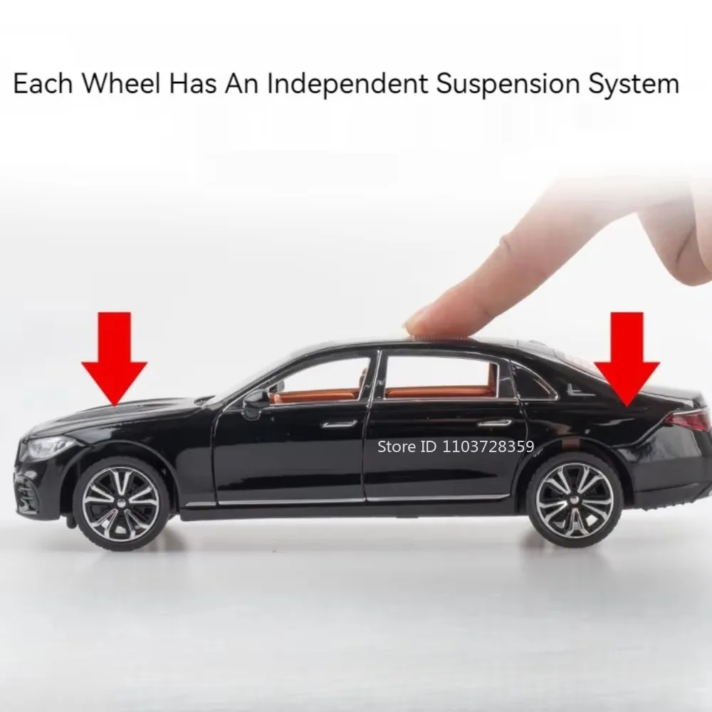 1:24 스케일 E300L GLE350 모델 장난감 미니어처 자동차 합금 다이캐스트 사운드 라이트 도어 오픈 풀백 고무 타이어 어린이 선물용