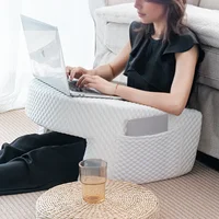 1 Pc Soft Reading Pillow, Arm Rest Lap Desk Pillow for Gaming,Working, Sitting in Floor Sofa,with Removable and Washable Cover 7