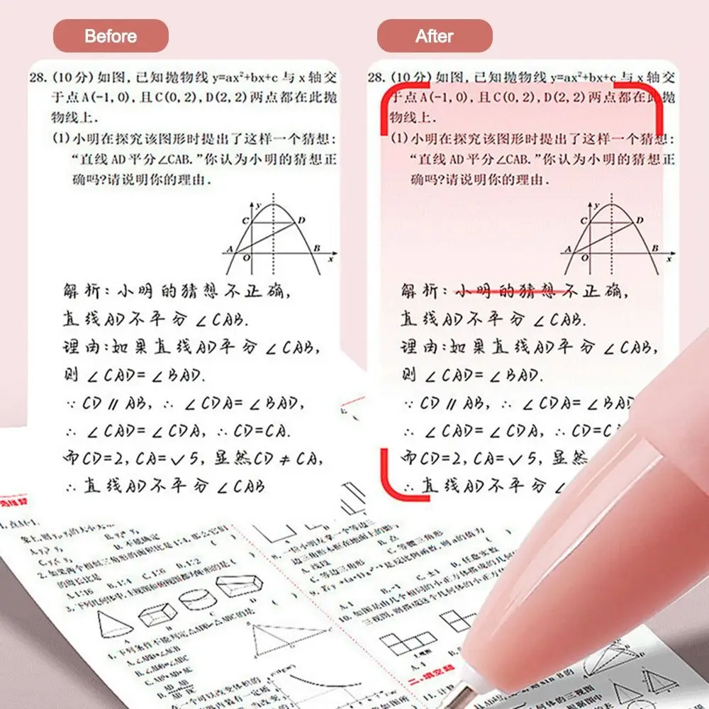 

5PCS New Soft Grip Gel Pen 0.5mm Quick Drying Neutral Pen Signature Pen Students