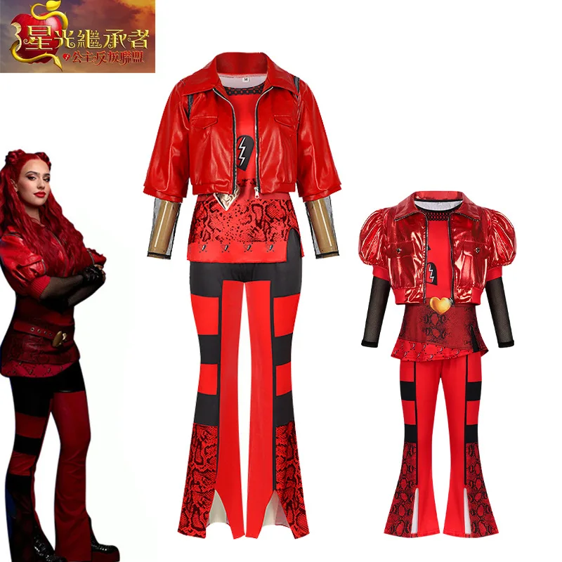 

The Rise Of Little Red In Descendants 4 - Little Red Cosplay Costumes Halloween Queen Descendants Little Red Cosplay For Kids