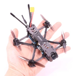 AlfaRC Fi-115 2.5 pollici 65MM elica stuzzicadenti telaio Drone FPV Racing Quadcopter Freestyle per 1103 1104 1206 senza spazzole YYDS