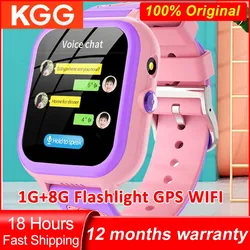 4G Kids Smartwatch Phone GPS WIFI LBS posizione 1G + 8G Call Back Monitor SOS Tracker APP impermeabile scarica Smart Phone Watch