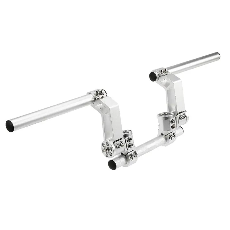 

AEA6-регулируемая ручка руля мотоцикла, съемные рулевые вешалки, система ручек для скутера 125CC, серебристая