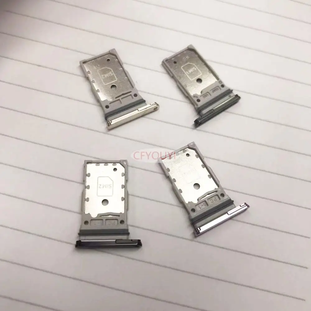 New Dual SIM Card Tray Holder For Samsung Galaxy S23 Ultra 5G Dual SIM Card + SD Card Tray Holder Replacement Part