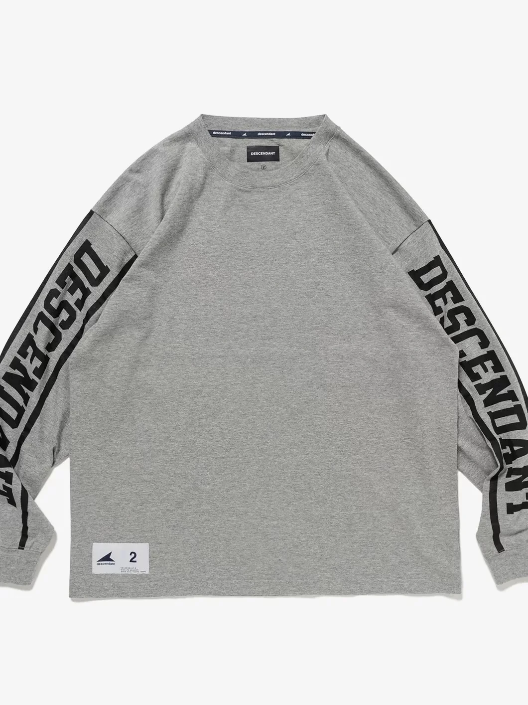 DESCENDANT 26SS Men's Heavyweight Printed T-Shirt Japanese Streetwear Loose Fit Solid Short Sleeve Crew Neck Casual Couple Tee