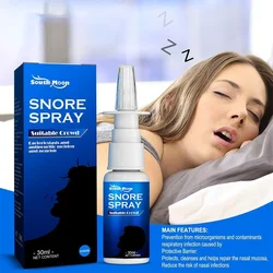 30ML Anti Snoring Spray Stop Snore Throat Relief Sleeping Sneezing Breath Liquid Better Nose Cold Relief Easier Health Care