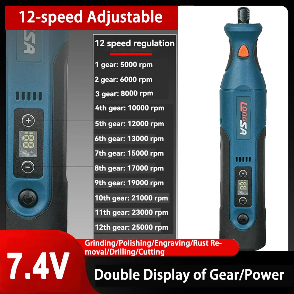 

Rechargeable Wireless Grinder Engraving Pen Hand Electric Drill Mini Grinder Micro Rotary Tool Drilling Machine Engraver Drill