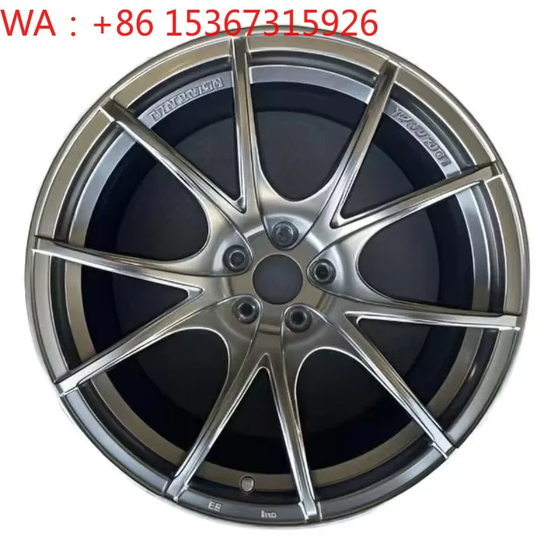 18 Inch TUV Approved Hyper Black Concave Multi Spoke Flow Form Aluminum Alloy Passenger Car Wheels