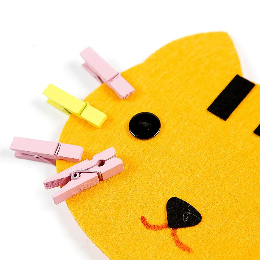 3 szt. Materiały do samodzielnego wykonania klipsów dla dzieci, zabawka edukacyjna dla najmłodszych, wzór z kreskówki, idealna do nauki dla małych dzieci, pomoc dydaktyczna.