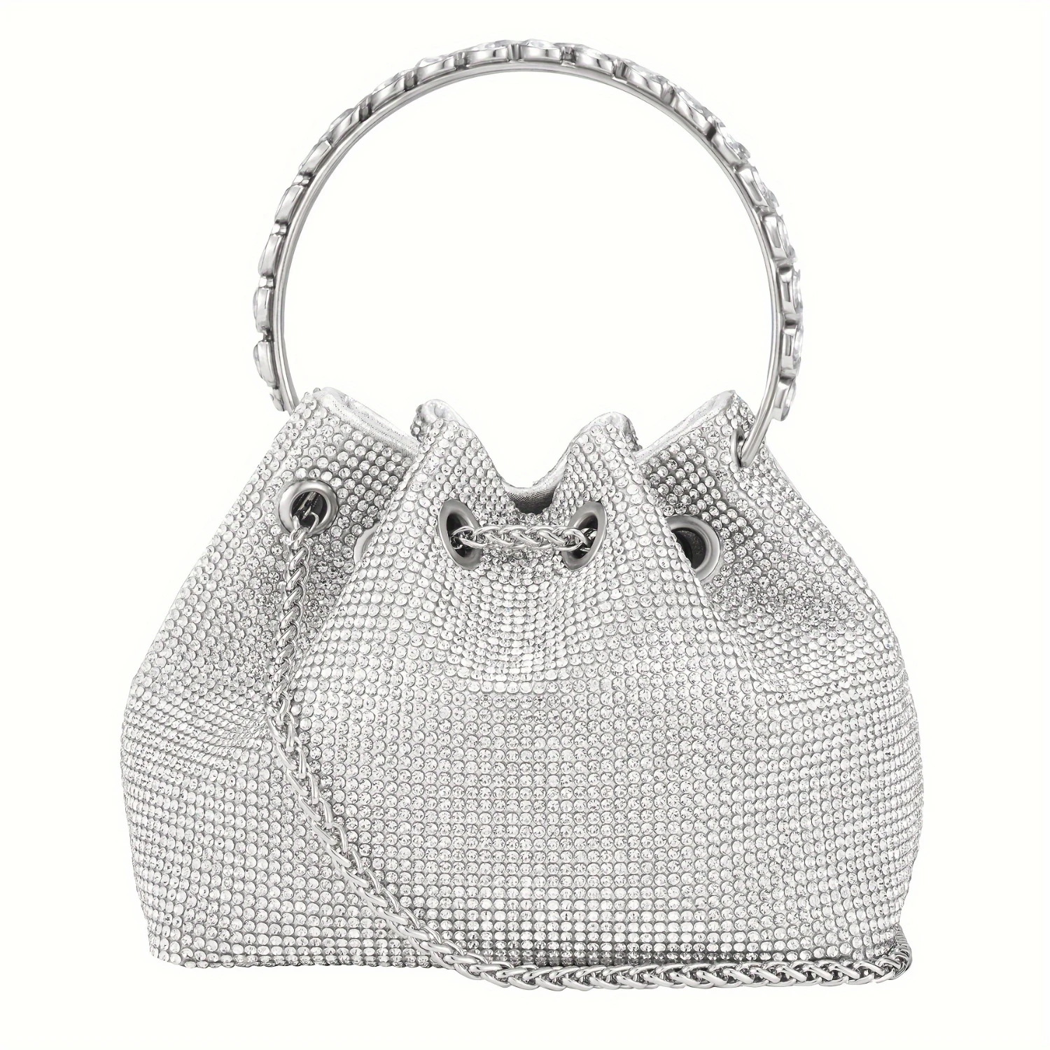 

Women's Bucket Bag Sparkly Sequin Evening Handbag Purse for Formal/Wedding/Cocktail/Prom/Party/Club