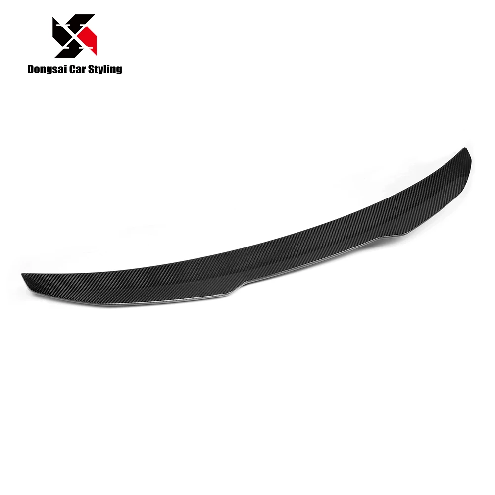 PSM Style Dry Carbon Boot Spoiler Ducktail Wing Rear Trunk Lip for A4 S4 RS4 B8 B8.5 2013-2016