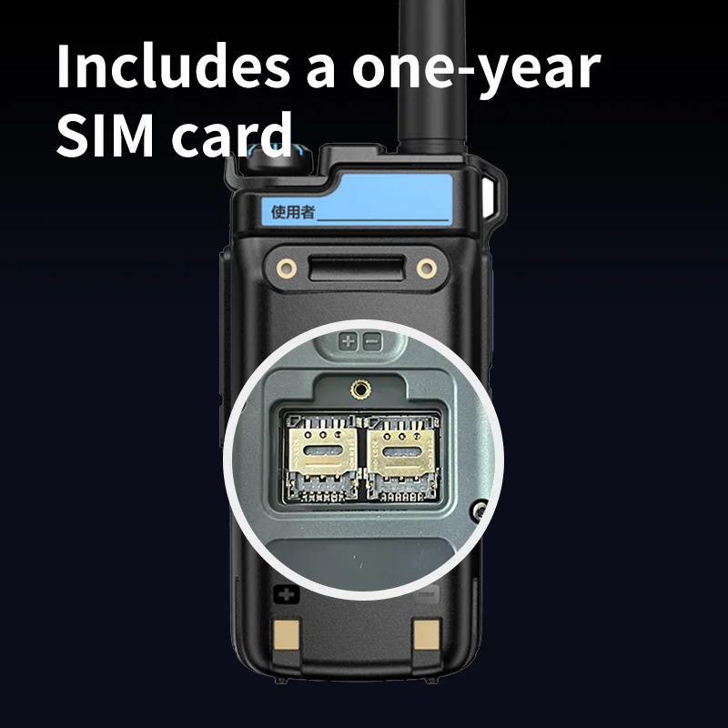 UNIKOO PN506 POC اسلكية تخاطب بطاقة Sim مجانية 5000 كجم طويلة المدى العالمي PTT 4G POC راديو لاسلكي للتحكم عن بعد اتجاهين الراديو